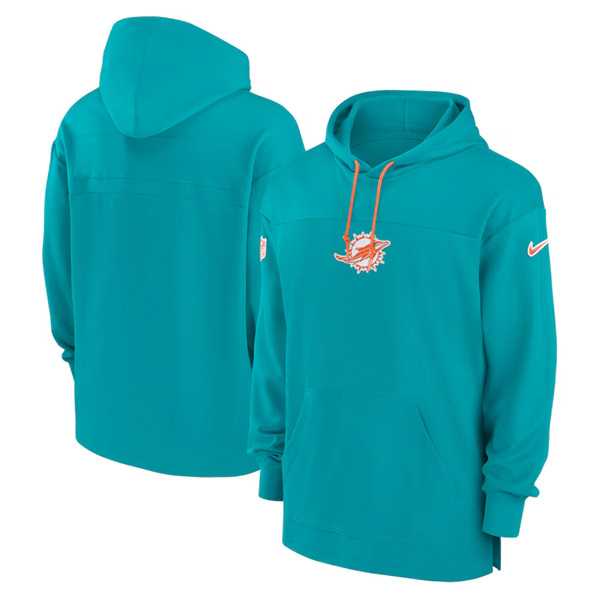 Men's Miami Dolphins Aqua Performance Pullover Hoodie,We sell and wholesale Men's Miami Dolphins Aqua Performance Pullover Hoodie on line form chian!